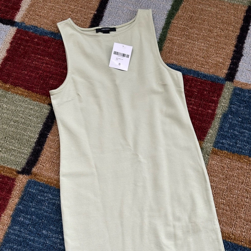NWT Light mint Green Sleeveless bodycon Dress